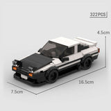 Modular Sports Car, Assembled Building Blocks Model