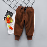 Kids' Winter Clothing Plus Velvet Pants