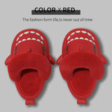 Winter Shark Slippers Detachable Warm Fuzzy Slippers, Bedroom House Shoes for Women