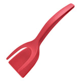 2-in-1 Grip and Flip Tongs, Egg Spatula, Tongs Clamp, Pancake Fried Egg French Toast Omelet Overturned Kitchen Accessories