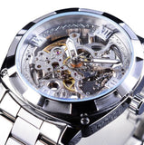 Golden Waterproof Men's Fashion, Casual Automatic Mechanical Watch