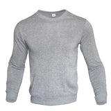 Men’s Warm Fleece-lined Crew Neck Knitwear