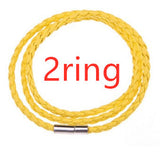Men's Braided Genuine Leather Bracelet, Stainless Steel Beads, Charm Band for Boys
