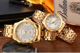 Luxury Brand Men and Women's Gold Dress Stainless Steel Watches