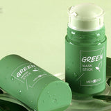 Face Blackhead Cream, Eggplant - Green Tea Cooling, Deep Cleansing Clay Mask