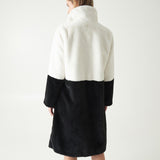 Women’s Faux Fur Warm Coat – Elegant Thick Winter Jacket