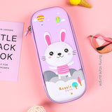 Three-dimensional Pencil Case, Primary School Kindergarten Cartoon Large Capacity Pencil Box