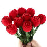 Romantic Red Rose, Flower Ring Gift Box for Anniversaries, Weddings, Proposal & Gifts