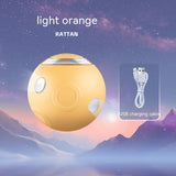 Smart Cat Toy Ball with Automatic Obstacle Avoidance, Rotating Motion & Luminous Light