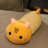 Large Size Cartoon Cat Plush Toys, Stuffed Cloth Doll, Long Animal Pillow Cushion