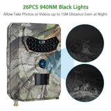 1080P Trail Trekking Outdoor Game Wildlife Scouting PIR Sensor Infrared Night Vision Camera