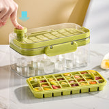 Easy Release Silicone Ice Press Tray – Single & Double Layer Square Cube Mold