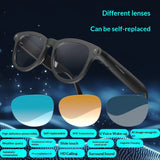 SG70 AI Bluetooth Glasses – Voice Assistant, Real-time Translation, Camera & Audio Smart Eyewear