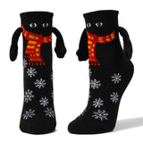 Couple Magnetic Handle Cute Christmas Socks