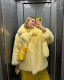 Women’s Faux Fur Thick Winter Coat – Elegant Warm Long Jacket
