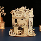 DIY Wooden Puzzle of Ghost Festival House