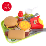 DIY Assembly Simulation, Children's Hamburger Play House Toy