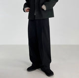 Men's Autumn and Winter Loose Straight Thickening Casual Pants