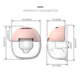 Electric Breast Wearable, Integrated Bilateral Automatic Breast Suction Pump