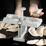 Dumpling Mould, Double Head Lazy Artifact Manual Press Noodle Dumpling Maker, Kitchen Accessories