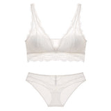 Laceless Gathering, Bra Underwear Set