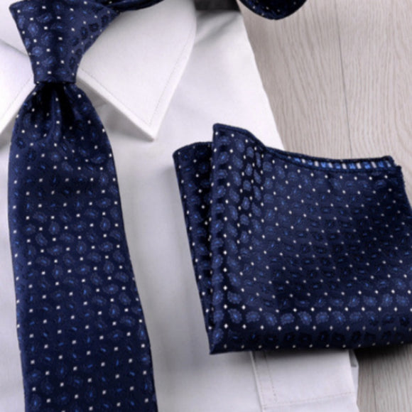 Business Formal Wear, Casual Tie + Pocket Square Combination
