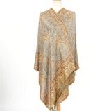 Classic Cashmere-like Jacquard Paisley Tassel Scarf