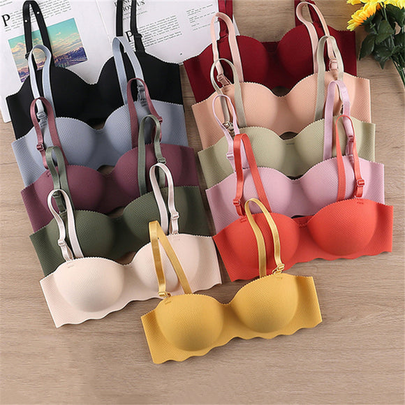 One-piece Seamless, Growing Breasts Strapless Bra, Shumei Students' Underwear