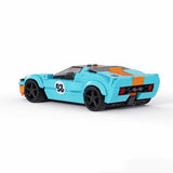 Building Block Car Model, Assembled Sports Speed 8 Grid Toy Gift