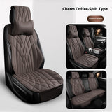 Universal Leather Car Seat Cover – Semi-surrounded Design for Vehicles