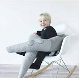 Cute Long Plush Pillow – Soft Stuffed Toy, Baby Crib Bumper, Sofa Cushion & Kids' Room Decor