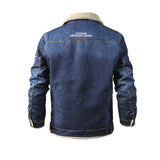 Luxury Men’s Warm Plus Size Denim Jacket – Premium Winter Outerwear