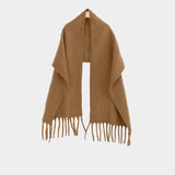 Solid Color Warm Shawl – Polyester Fabric Neck Wrap