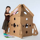 Creative Handmade DIY Parent-child Color Puzzle Toy House