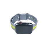 Contrast Color Sports, Two-tone Striped Strap (Watch not Included)