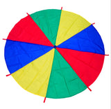 Kindergarten Sports Activities for Children, Early Education and Outdoor Equipment and the Rainbow Umbrella
