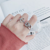 Woven Glossy Wide Face, XX Ring