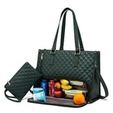 Convenient Commute New Women's Insulated Lunch Bag, Leak-proof Large Purse, Diagonal Computer Storage Case