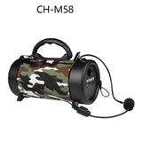 Portable Outdoor Bluetooth Speaker with Mic and Carry Strap