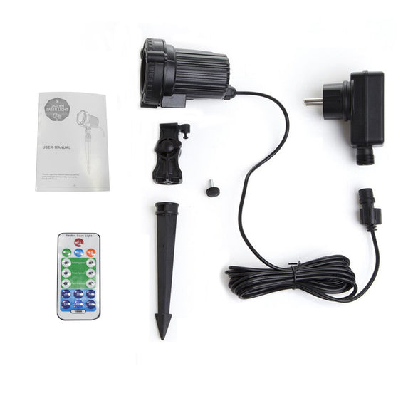 Outdoor Waterproof Inserted Christmas Atmosphere Garden Laser Light