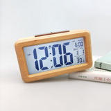Simple Solid Wood Fashion Electronic Alarm Clock