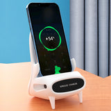 Portable Mini Chair Wireless Charger, Mobile Phone Desk or Holder, 10W Fast Charge, Best for Gifting
