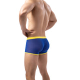 Men's Fashion, Golden Dot Mesh Stripes Boyshorts