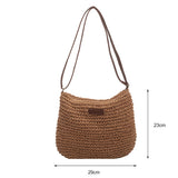 Niche Design Vacation, Straw Tote Bag