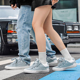 Men & Women’s Synthetic Leather Fashion Sneakers – Skateboard & Sports Shoes