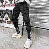 Men’s Korean Style Pants – Loose Fit Casual Cropped Straight Trousers