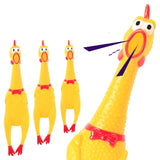 Venting Screaming Creative Prank, Rubber Chicken Pet Toy