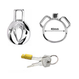 Stainless Steel Chastity Lock, Men's Anti-escape Catheter Device