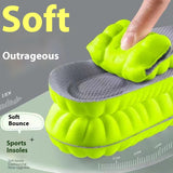Sports Shock-absorbing Insoles with High Elastic Arch Support for Running and Military Training
