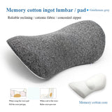 Lumbar Support Pillow for Side Sleepers and Pregnancy – Ergonomic Back Support Cushion for Chair and Car Seat